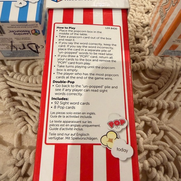 Learning Resources Pop for sight words
teacher resource PreK & Kindergarten
T5 - Picture 3 of 8